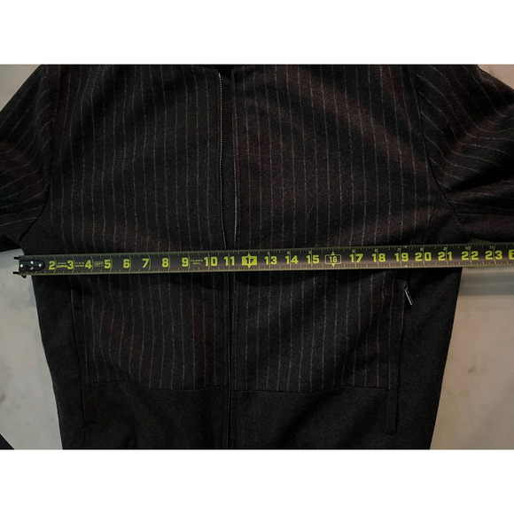 $5050 Hermes "Blouson Bord Cote" Wool Bomber Jacket Grey Pinstripe Men Size IT50 - Picture 16 of 16